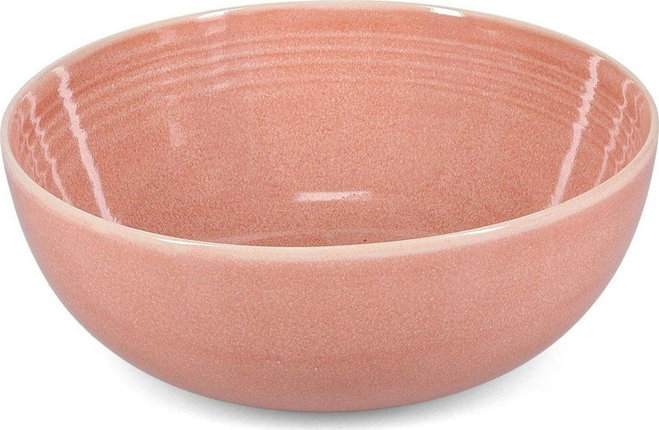 Růžová miska z kameniny 1,63 l Duna – ONA