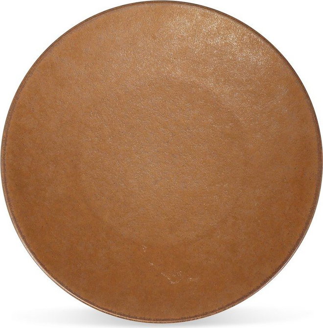 Hnědý dezertní porcelánový talíř ø 21 cm Ovio – BonBistro