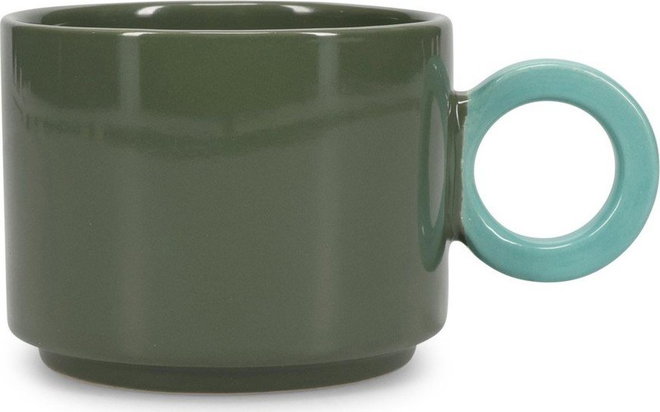 Zelený kameninový hrnek 280 ml Lou – ONA
