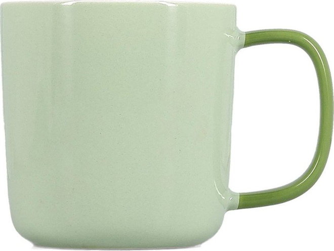 Zelený hrnek z kostního porcelánu 370 ml Mae – ONA