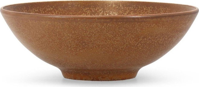 Hnědá porcelánová mísa ø 21 cm Ovio – BonBistro