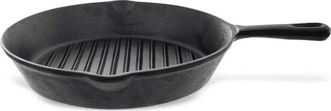 Grilovací litinová pánev ø 24 cm Litina – Orion
