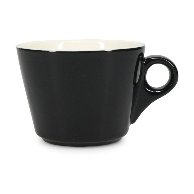 Černý porcelánový šálek na cappuccino 160 ml Barista – BonBistro