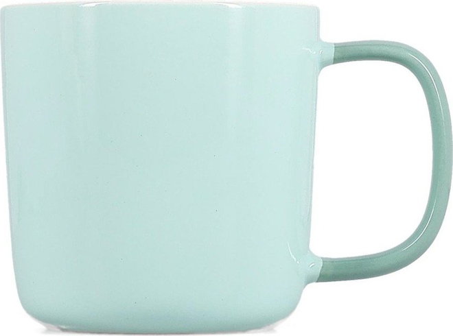 Modrý hrnek z kostního porcelánu 370 ml Mae – ONA