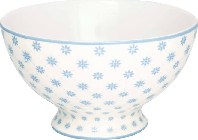 Modrá porcelánová miska na polévku Green Gate Laurie, ø 15 cm