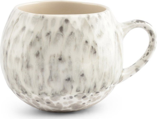 Šedý kameninový hrnek 460 ml Muggies – Salt&Pepper