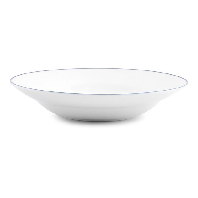 Bílý hluboký porcelánový talíř ø 23 cm Basic White – BonBistro