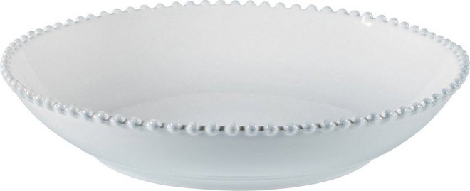 Bílá kameninová mísa na těstoviny Costa Nova Pearl, ⌀ 34 cm