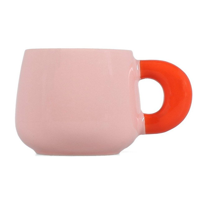 Růžový hrnek z kostního porcelánu 470 ml Coco – ONA
