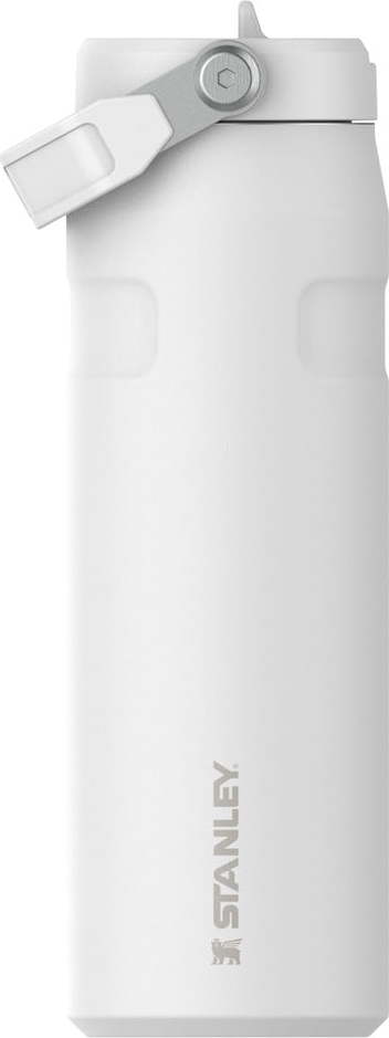 Bílá termoska z nerezové oceli 700 ml IceFlow™ Bottle Flip Straw 2.0 Frost – Stanley