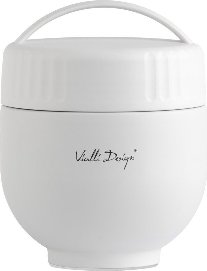Bílá termoska na jídlo z nerezové oceli 680 ml Fuori – Vialli Design