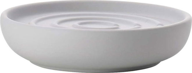 Světle šedá porcelánová mýdlenka Nova – Zone