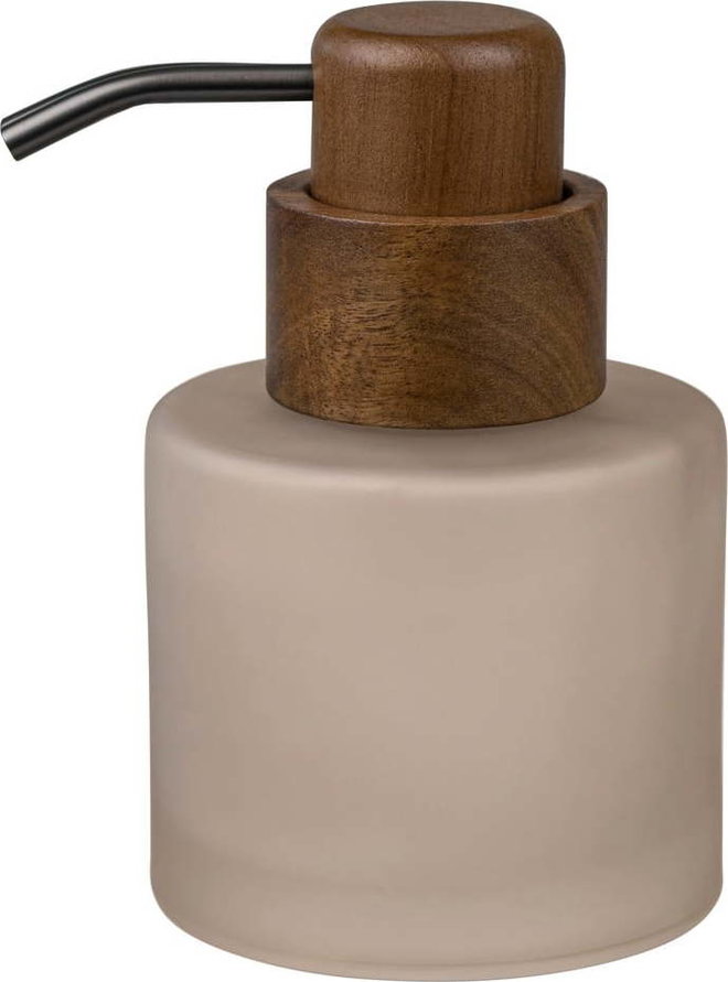 Béžový skleněný dávkovač mýdla 310 ml Modest – Mette Ditmer Denmark