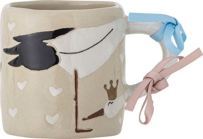 Béžový keramický dětský hrnek 225 ml Bambino – Bloomingville Mini