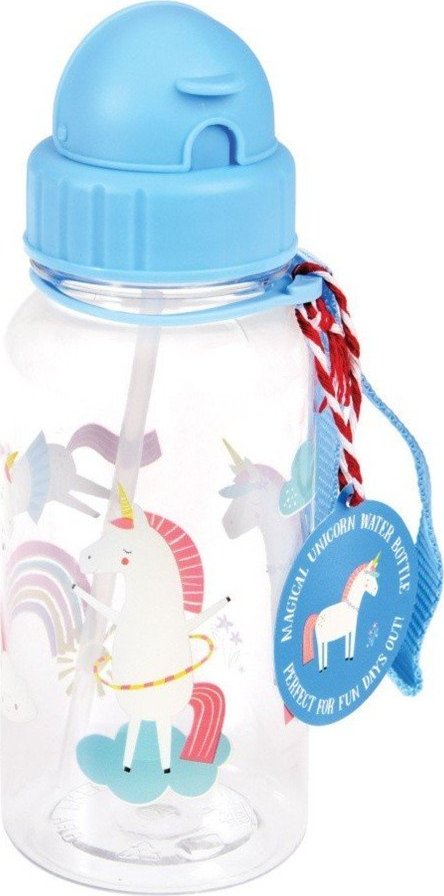 Modrá tritanová dětská lahev 500 ml Magical Unicorn – Rex London