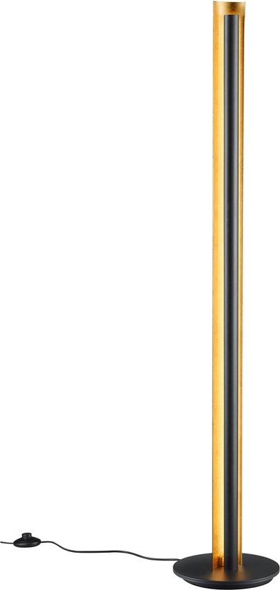 Černá LED stmívatelná stojací lampa (výška 142,5 cm) Texel – Trio