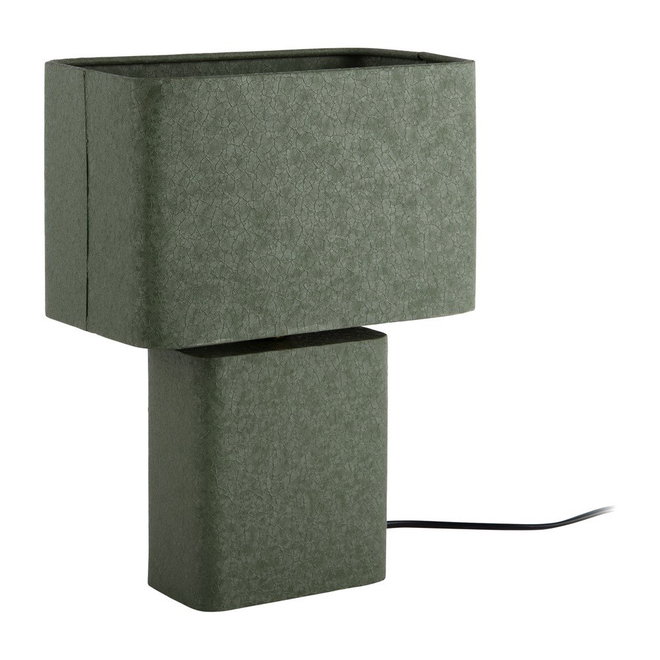Zelená kovová stolní lampa (výška 33 cm) Boaz Recto – Leitmotiv