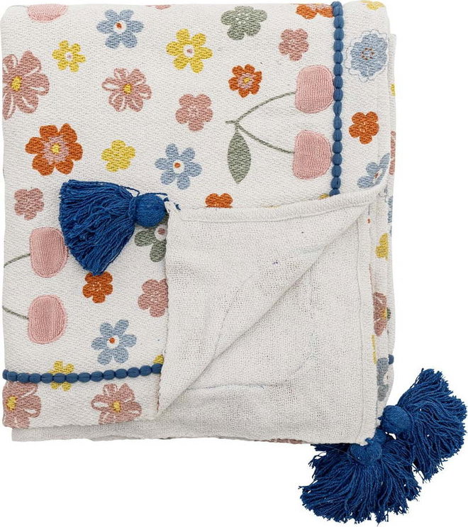Dětská deka z recyklované bavlny 130x160 cm Cherry – Bloomingville Mini