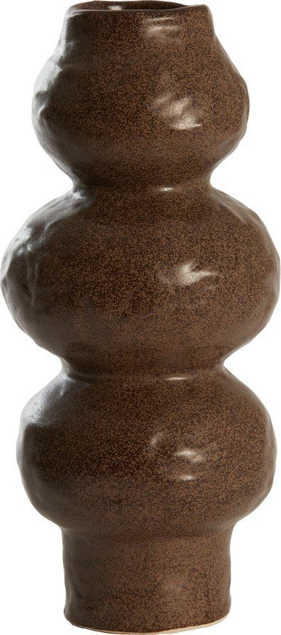 Hnědá keramická váza (výška 33,5 cm) Rogano – Light & Living