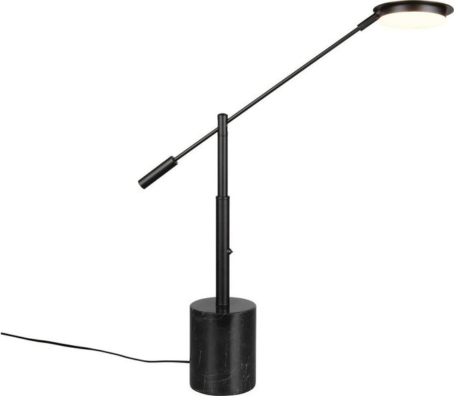 Černá LED stolní lampa (výška 65 cm) Fiore – Trio Select