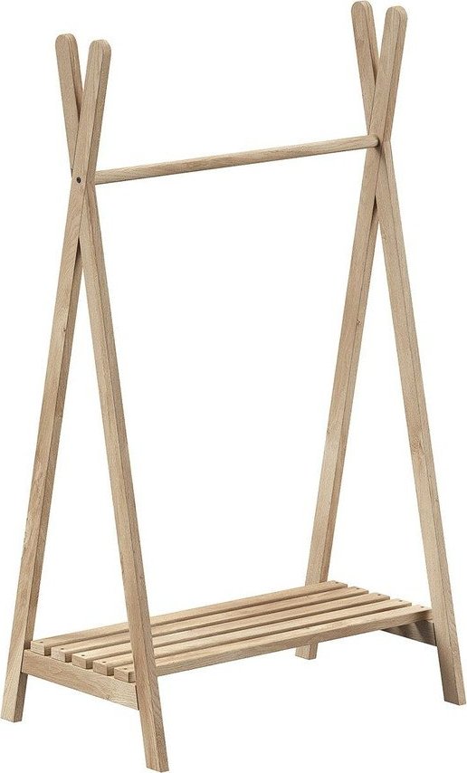 Dětský věšák z dubového dřeva v přírodní barvě 74x132 cm Forrest – Vipack