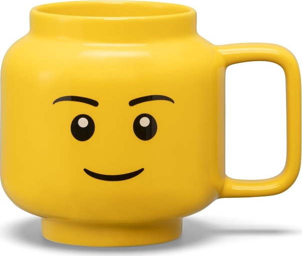 Žlutý keramický dětský hrnek 530 ml Head – LEGO®