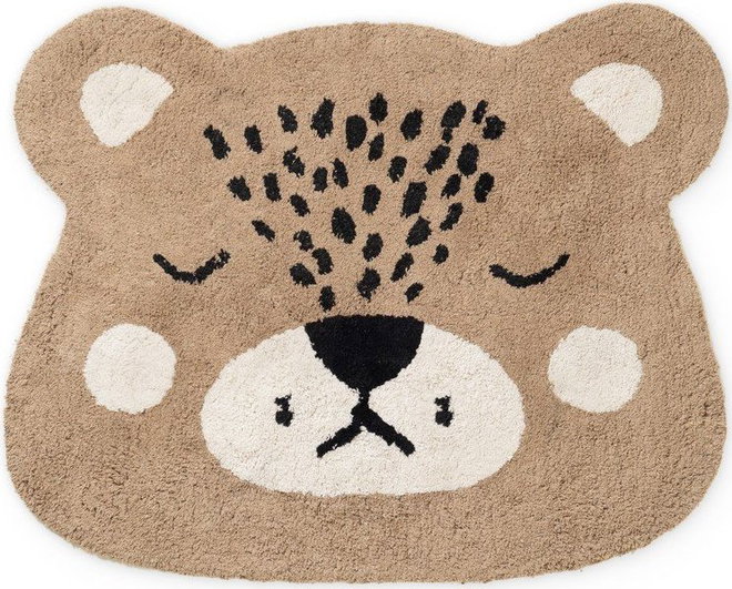 Světle hnědý pratelný/ručně tkaný bavlněný dětský koberec 93x120 cm Snuggle Bea – Hanse Home