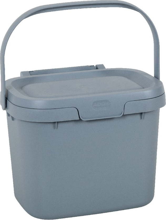 Šedá nádoba na kompostovatelný odpad z recyklovaného plastu Addis Eco Range