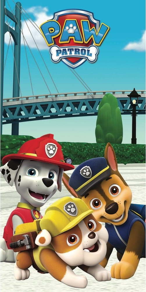 Bavlněná dětská osuška 70x140 cm Paw Patrol – Jerry Fabrics