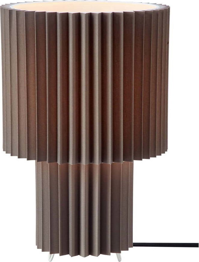 Šedá stolní lampa s textilním stínidlem (výška 32 cm) Catis – Markslöjd