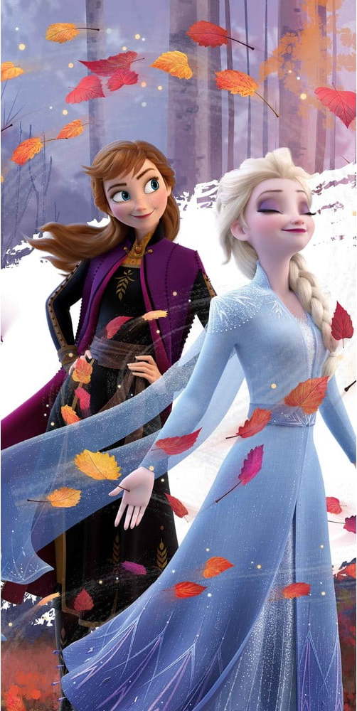 Bavlněná dětská osuška 70x140 cm Frozen 2 – Jerry Fabrics