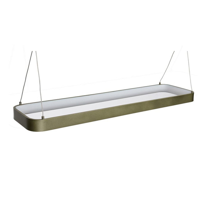 Zelené LED stmívatelné závěsné svítidlo Tube – Hübsch