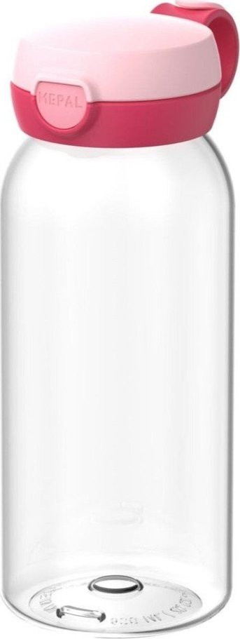 Růžová plastová dětská lahev 600 ml Campus – Mepal