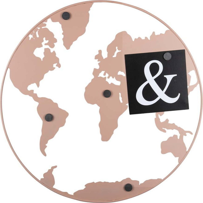 Magnetická nástěnka World Map – PT LIVING