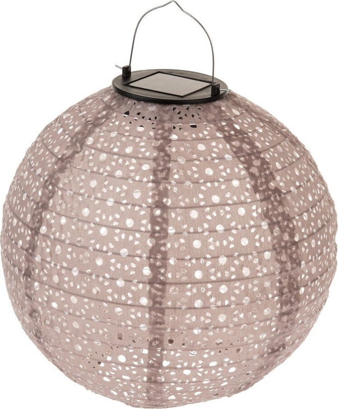LED závěsné solární venkovní svítidlo ø 25 cm Luce – Dakls