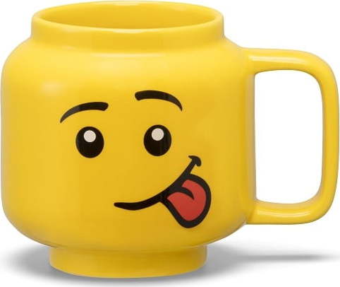 Žlutý keramický dětský hrnek 255 ml Head – LEGO®