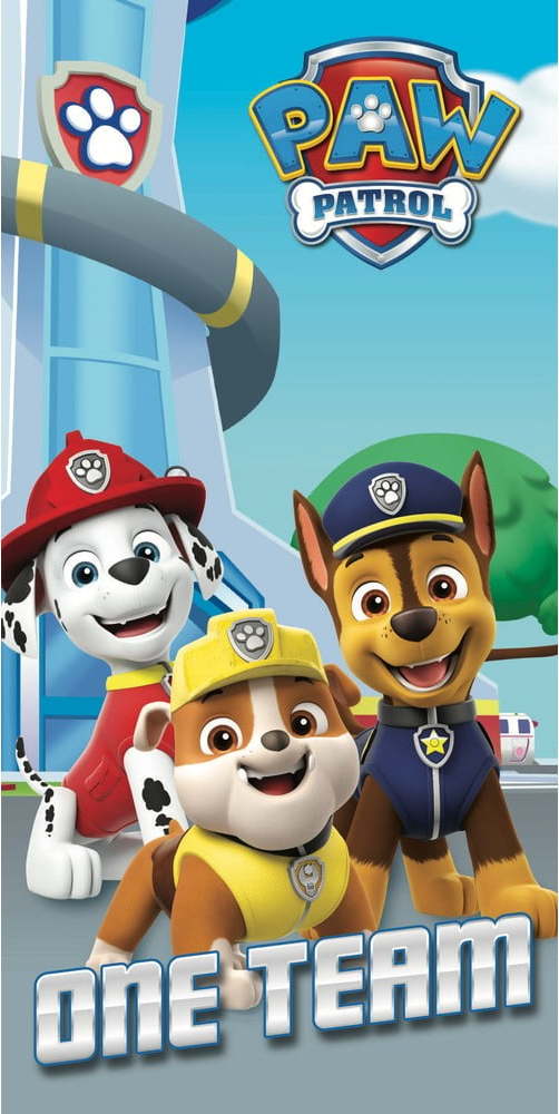 Bavlněná dětská osuška 70x140 cm Paw Patrol – Jerry Fabrics