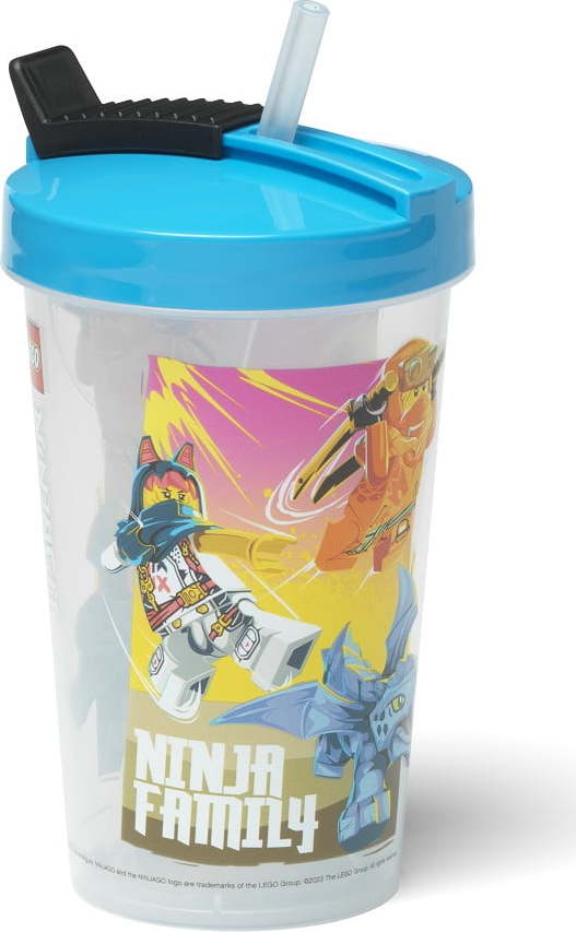Modrá dětská lahev 500 ml Ninjago – LEGO®