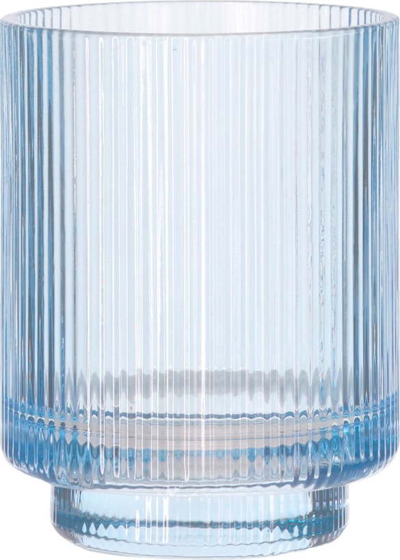 Modrý skleněný kelímek na zubní kartáčky Clarity – Södahl
