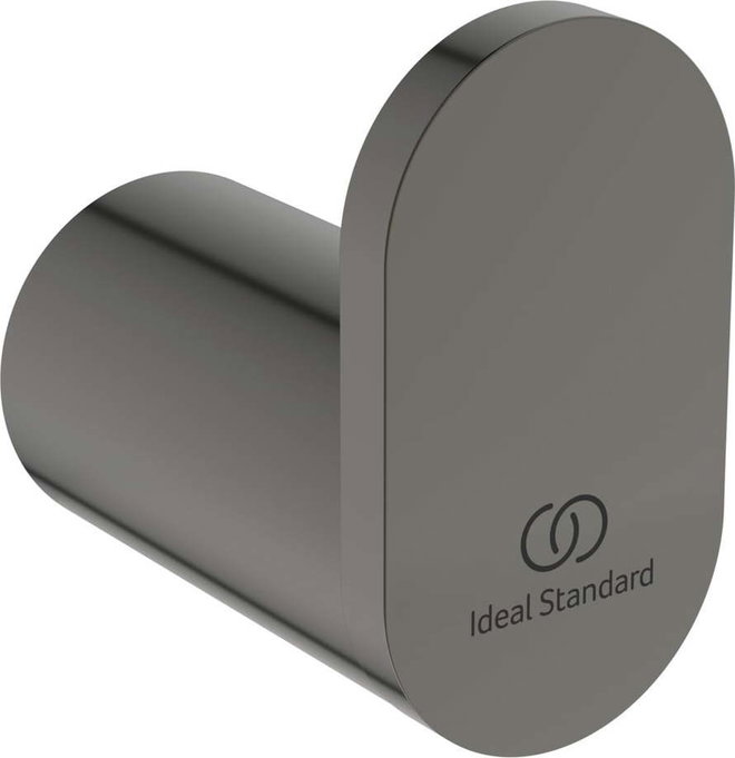 Antracitový nástěnný kovový háček Conca – Ideal Standard