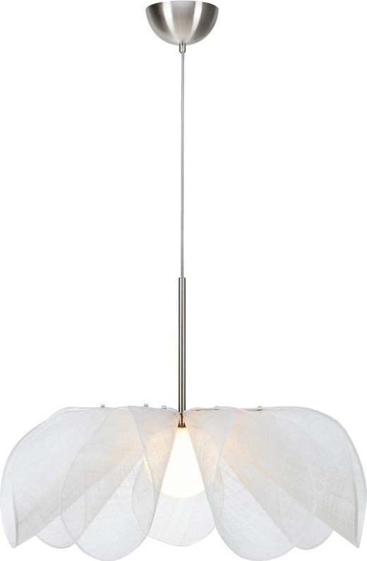 Bílé závěsné svítidlo se skleněným stínidlem ø 75 cm Styrka – Markslöjd