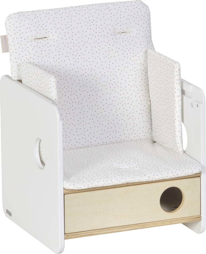 Bílá vložka do jídelní židličky Nuun – Kave Home