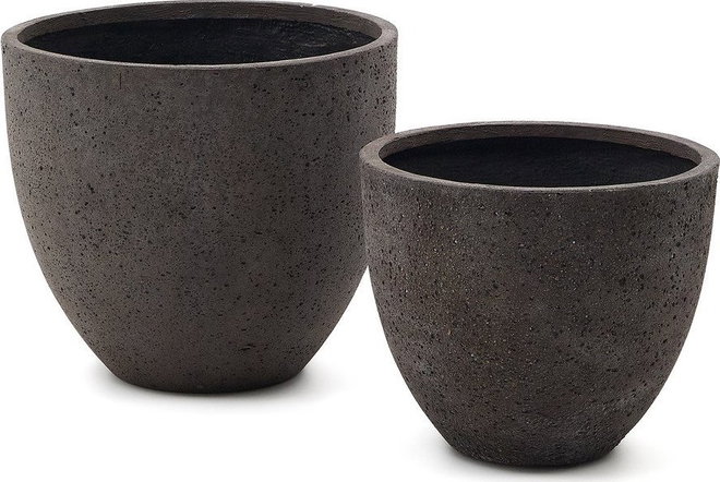 Betonové obaly na květináče v sadě 2 ks ø 50 cm Serili – Kave Home