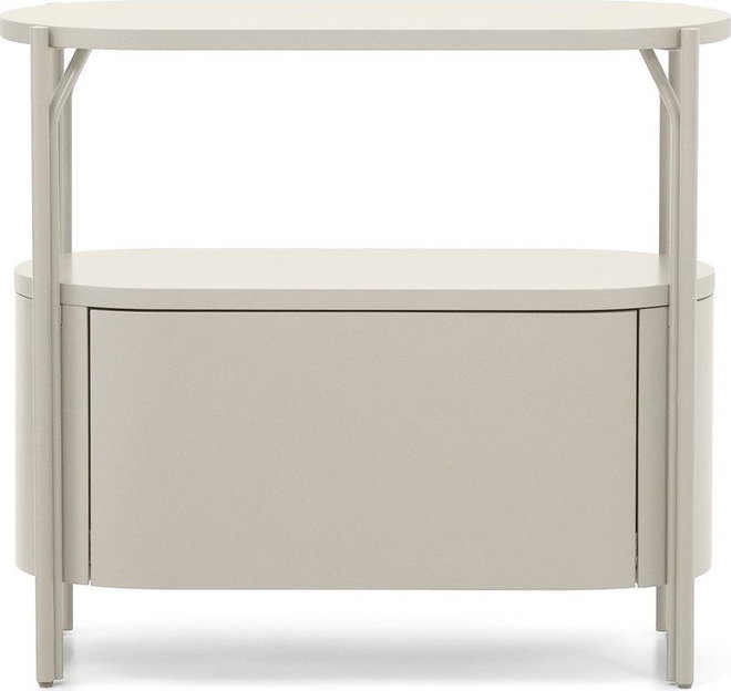 Bílá skříňka pod umyvadlo 90x81 cm Arely – Kave Home
