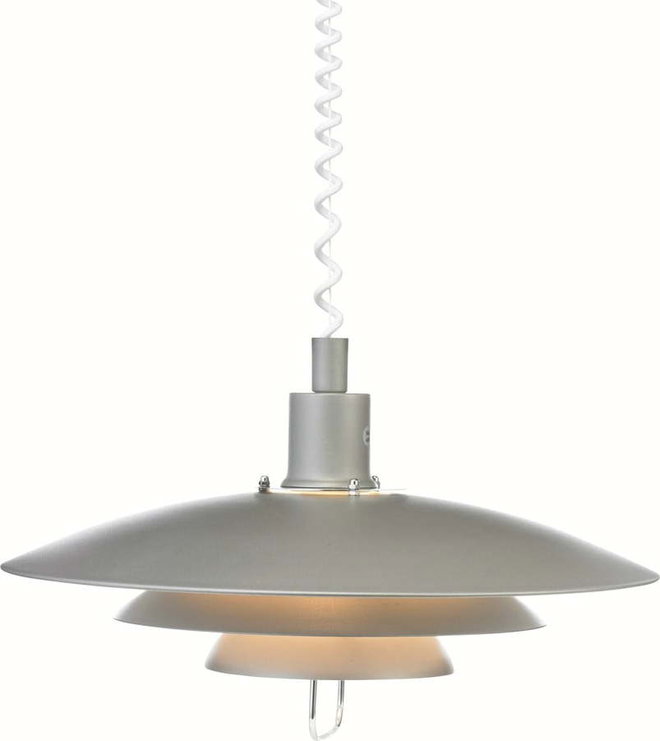 Šedé závěsné svítidlo Markslöjd Kikrenes, ø 48 cm
