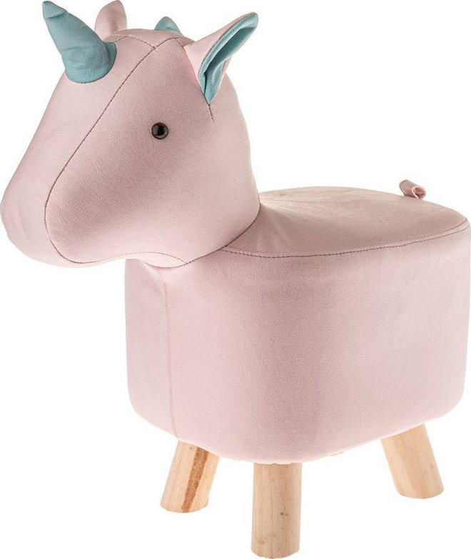 Světle růžová dětská stolička Unicorn – Dakls