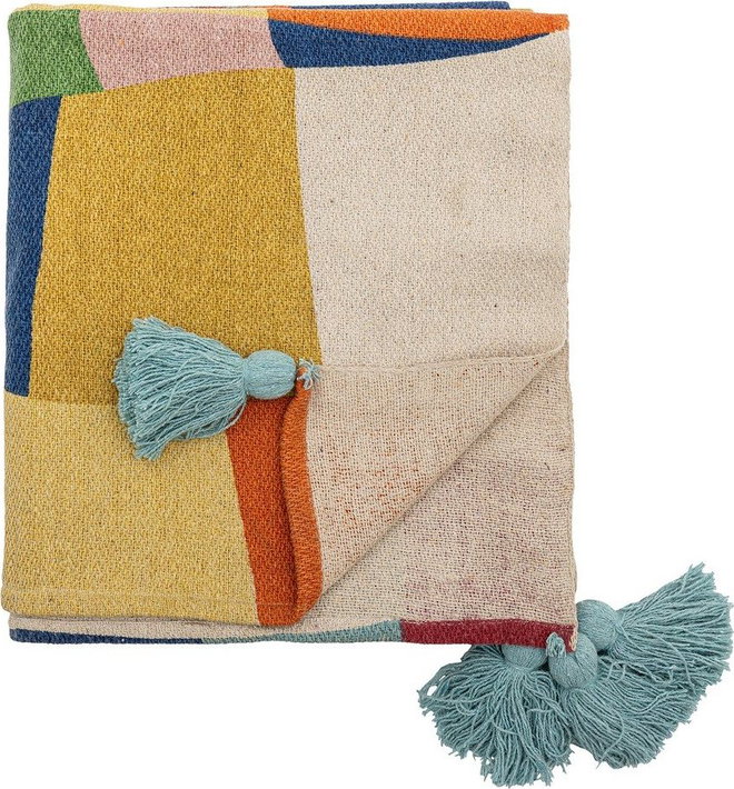 Dětská deka z recyklované bavlny 130x160 cm Colorine – Bloomingville Mini
