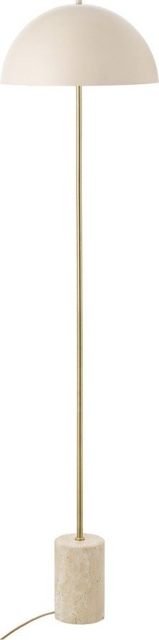 Béžová stojací lampa s kovovým stínidlem (výška 155 cm) Sheffield – House Nordic