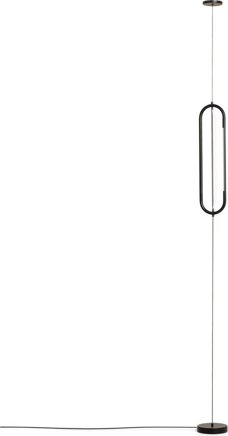 Černá LED stojací lampa (výška 300 cm) Bow – Kave Home