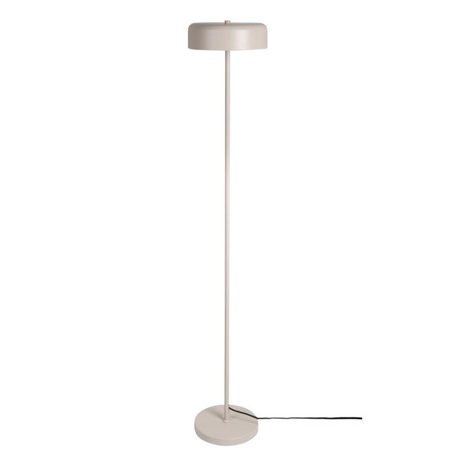 Béžová stojací lampa s kovovým stínidlem (výška 140 cm) Riqueza Palo – Leitmotiv